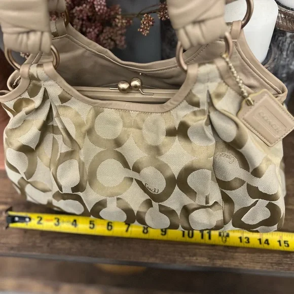 Coach Parker optic art kisslock hobo - Picture 7 of 8